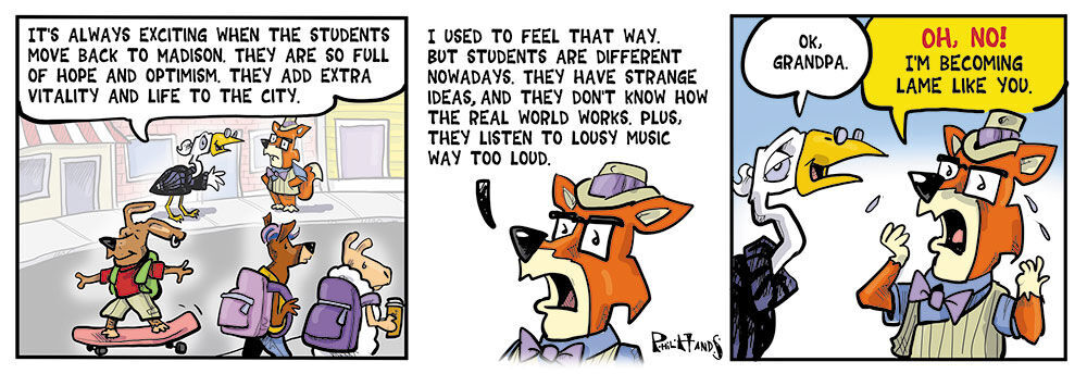 MENDOTA MARSH: Return of the students